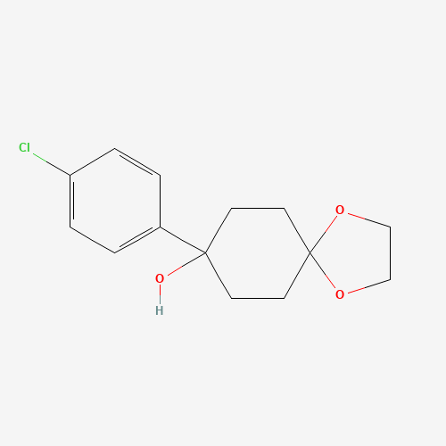 8-(4-Chlorophenyl)-1,4-dioxaspiro[4.5]decan-8-ol (CAS: 126991-59-1) - Related Chemical Product