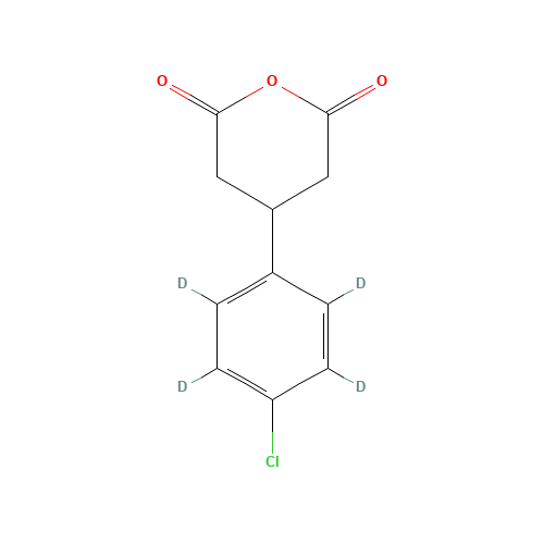 3-(4-Chlorophenyl)glutaric-d4 Anhydride (CAS: 1189700-43-3) - Related Chemical Product