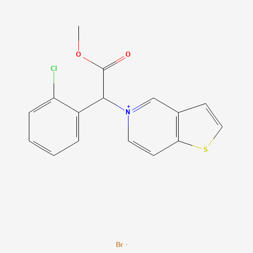 5-[1-(2-Chlorophenyl)-2-methoxy-2-oxoethyl]thieno[3,2-c]pyridinium Bromide (CAS: 1251736-86-3) - Related Chemical Product