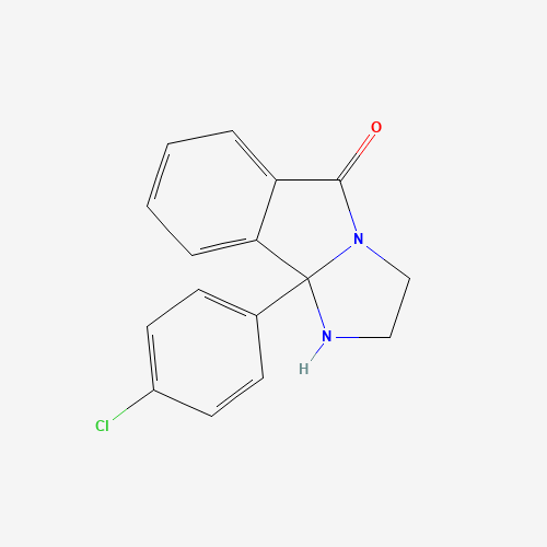 9b-(4-Chlorophenyl)-1,2,3,9b-tetrahydro-5H-imidazo[2,1-a]isoindol-5-one (CAS: 6038-49-9) - Related Chemical Product
