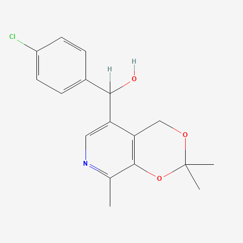 (+/-)-4-Chlorophenyl-5-[(3,4-isopropylidine)-2-methylpyridine]methanol (CAS: 133545-64-9) - Related Chemical Product