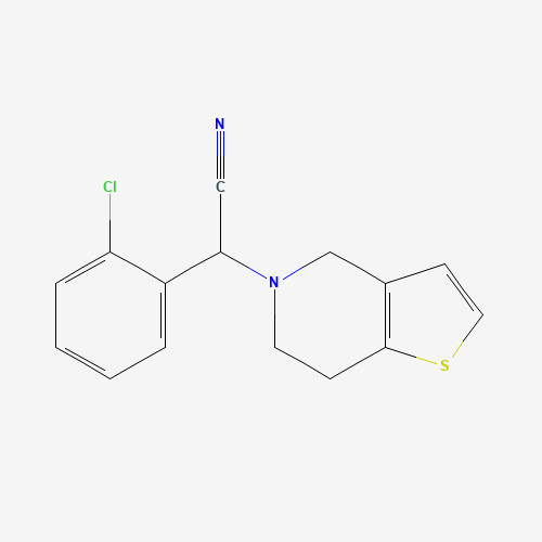 rac-2-(2-Chlorophenyl)-(6,7-dihydro-4H-thieno[3,2-c]pyridin-5-yl)acetonitrile (CAS: 444728-11-4) - Related Chemical Product