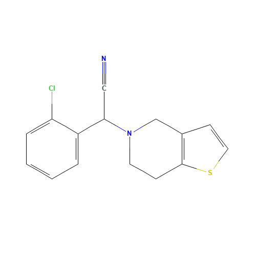 rac-2-(2-Chlorophenyl)-(6,7-dihydro-4H-thieno[3,2-c]pyridin-5-yl)acetonitrile (CAS: 444728-11-4) - Related Chemical Product