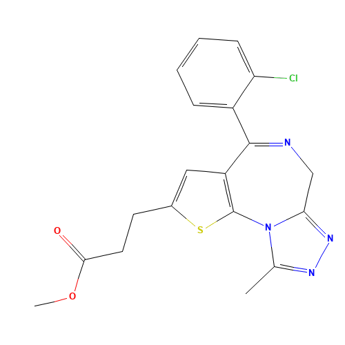 4-(2-Chlorophenyl)-9-methyl-6H-thieno[3,2-f][1,2,4]triazolo[4,3-a][1,4]diazepine-2-propanoic Acid Methyl Ester (CAS: 100827-83-6) - Related Chemical Product