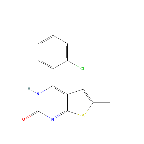 4-(2-Chlorophenyl)-6-methylthieno[2,3-d]pyrimidin-2(1H)-one (CAS: 677713-46-1) - Related Chemical Product