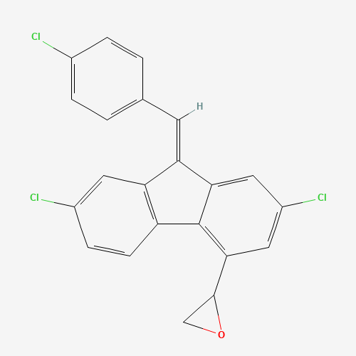 (E,Z)-9-(4-Chlorophenyl)methylene-5-oxiranyl-2,7-dichlorofluorene (CAS: 252990-29-7) - Related Chemical Product
