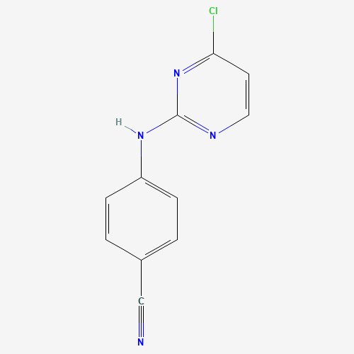 4-[(4-Chloro-2-pyrimidinyl)amino]-benzonitrile (CAS: 244768-32-9) - Related Chemical Product