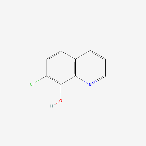 7-Chloro-8-quinolinol (CAS: 876-86-8) - Chemical Structure and Molecular Formula 