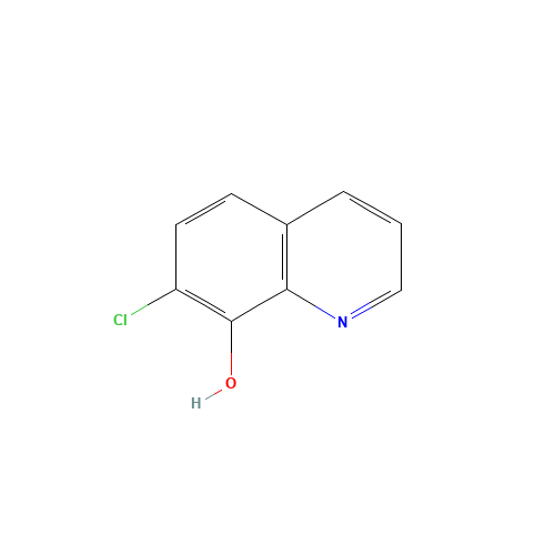 7-Chloro-8-quinolinol (CAS: 876-86-8) - Chemical Structure and Molecular Formula 