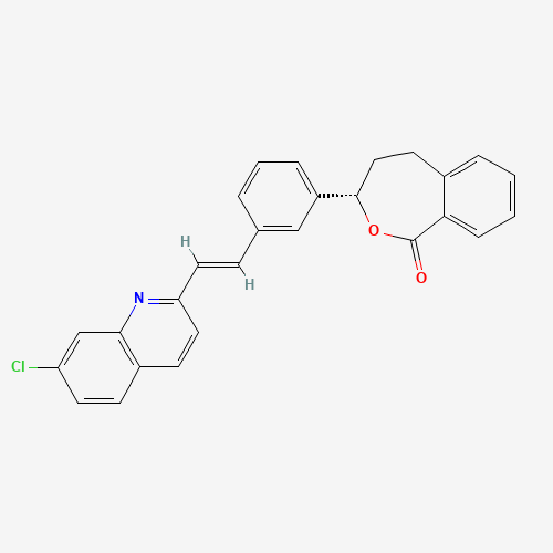(3S)-3-[3-[(1E)-2-(7-Chloro-2-quinolinyl)ethenyl]phenyl]-4,5-dihydro-2-benzoxepin-1(3H)-one (CAS: 1100617-38-6) - Related Chemical Product