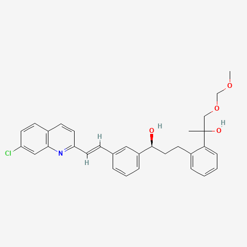 2-[3-(S)-[3-(2-(7-Chloro-2-quinolinyl)ethenyl)phenyl]-3-hydroxypropyl]phenyl-2-(1'-hydroxy-2'-methoxymethyl)propanol (CAS: 184764-20-3) - Related Chemical Product
