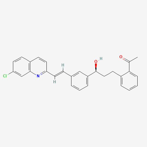 1-[2-[(3S)-3-[3-[(1E)-2-(7-Chloro-2-quinolinyl)ethenyl]phenyl]-3-hydroxypropyl]phenyl]acetate (CAS: 184764-13-4) - Related Chemical Product