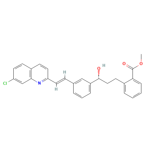 2-[3-(R)-[3-(2-(7-Chloro-2-quinolinyl)ethenyl)phenyl]-3-hydroxypropyl]benzoic Acid Methyl Ester (CAS: 150026-72-5) - Related Chemical Product