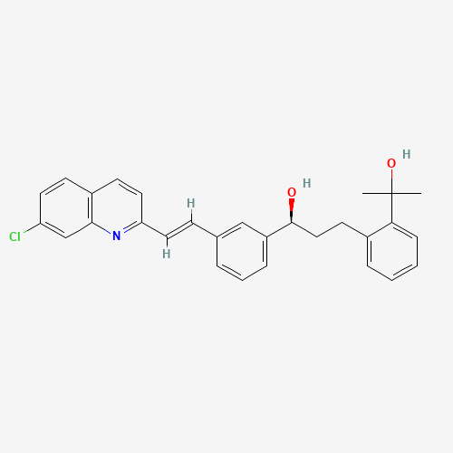 2-[3-(S)-[3-(2-(7-Chloro-2-quinolinyl)ethenyl)phenyl]-3-hydroxypropyl]phenyl-2-propanol (CAS: 287930-77-2) - Related Chemical Product