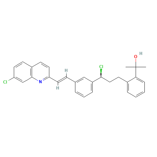 2-[2-[(3S)-3-[3-[(1E)-2-(7-Chloroquinolin-2-yl)ethenyl]phenyl]-3-chloropropyl]phenyl]-2-propanol (CAS: 880769-28-8) - Related Chemical Product