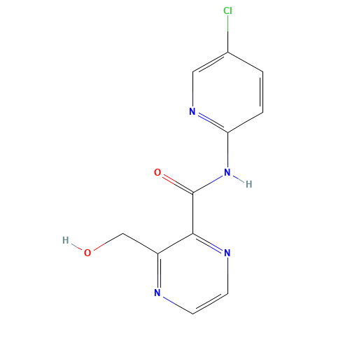 N-(5-Chloro-2-pyridinyl)-3-(hydroxymethyl)-2-pyrazinecarboxamide (CAS: 1122549-43-2) - Related Chemical Product