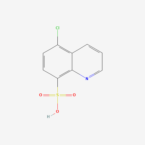 5-Chloroquinoline-8-sulfonic Acid (CAS: 90225-09-5) - Chemical Structure and Molecular Formula 