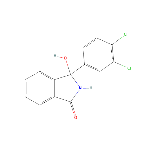 Chlorthalidone Impurity G (CAS: 16289-13-7) - Chemical Structure and Molecular Formula 