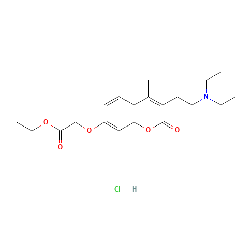 Chromonar Hydrochloride (CAS: 655-35-6) - Chemical Structure and Molecular Formula 