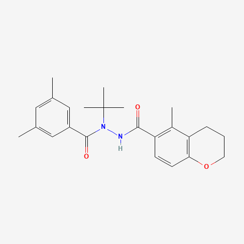Chromafenozide (CAS: 143807-66-3) - Chemical Structure and Molecular Formula 