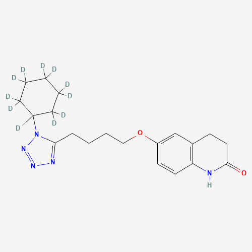 Cilostazol-d11 (CAS: 1073608-02-2) - Chemical Structure and Molecular Formula 