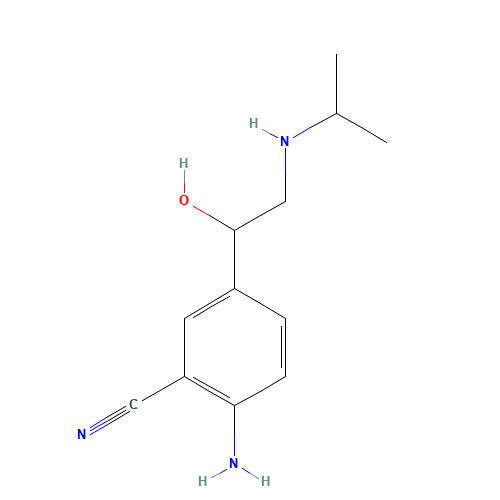 Cimaterol (CAS: 54239-37-1) - Chemical Structure and Molecular Formula 