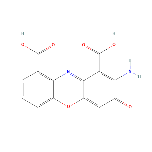 Cinnabarinic Acid (CAS: 606-59-7) - Chemical Structure and Molecular Formula 