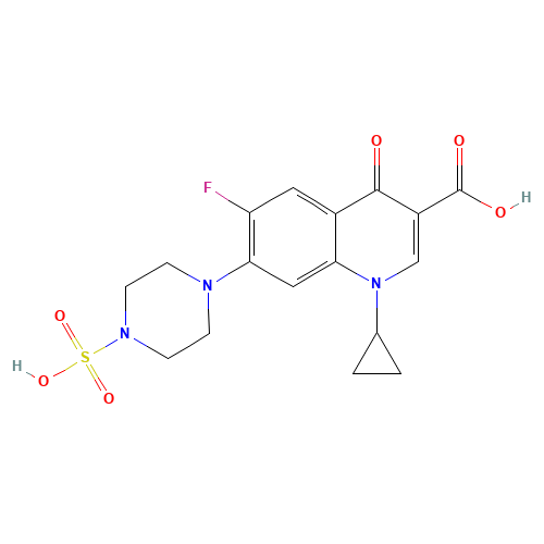 Ciprofloxacin Piperazinyl-N4-sulfate (CAS: 105093-21-8) - Related Chemical Product