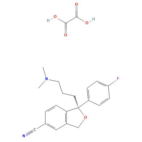 (R)-Citalopram Oxalate (CAS: 219861-53-7) - Related Chemical Product