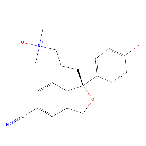 (S)-Citalopram N-Oxide (CAS: 917482-45-2) - Chemical Structure and Molecular Formula 