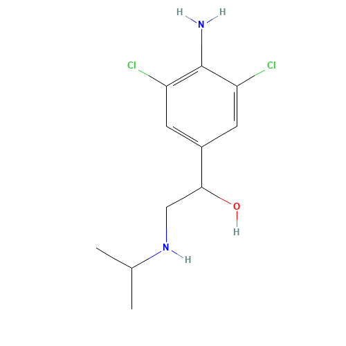 Clenproperol (CAS: 38339-11-6) - Chemical Structure and Molecular Formula 