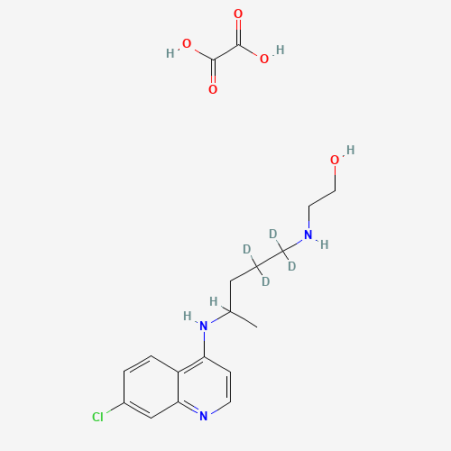 Cletoquine-d4 Oxalate (CAS: 1216461-57-2) - Chemical Structure and Molecular Formula 