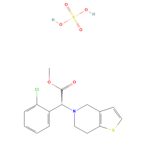 R-(-)-Clopidogrel Hydrogen Sulfate (CAS: 120202-71-3) - Related Chemical Product