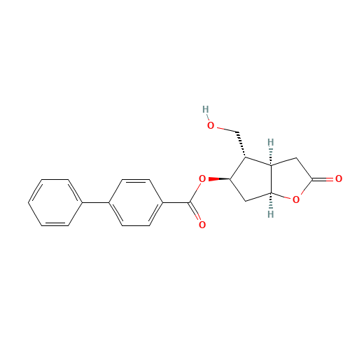 (-)-Corey Lactone 5-(4-Phenylbenzoate) (CAS: 31752-99-5) - Related Chemical Product