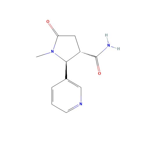 trans-Cotinine Amide (CAS: 939437-34-0) - Chemical Structure and Molecular Formula 