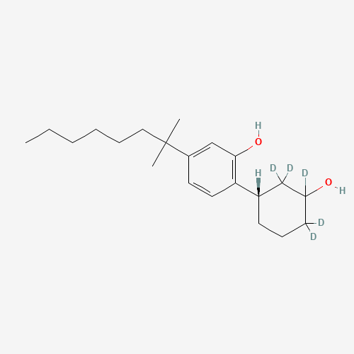 CP-47947-d5 (CAS: 1330261-08-9) - Chemical Structure and Molecular Formula 