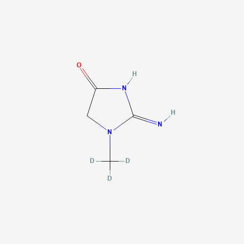 Creatinine-d3 (CAS: 143827-20-7) - Chemical Structure and Molecular Formula 