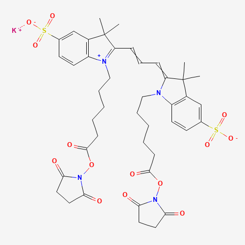 Cyanine 3 Bihexanoic Acid Dye,Succinimidyl Ester,Potassium Salt (CAS: 1311966-47-8) - Related Chemical Product
