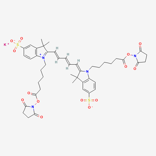 Cyanine 5 Bihexanoic Acid Dye,Succinimidyl Ester,Potassium Salt (CAS: 252255-42-8) - Related Chemical Product