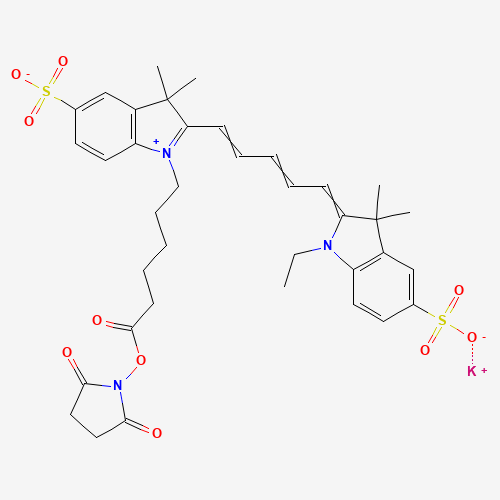 Cyanine 5 Monofunctional Hexanoic Acid Dye,Succinimidyl Ester,Potassium Salt (CAS: 1358906-77-0) - Related Chemical Product