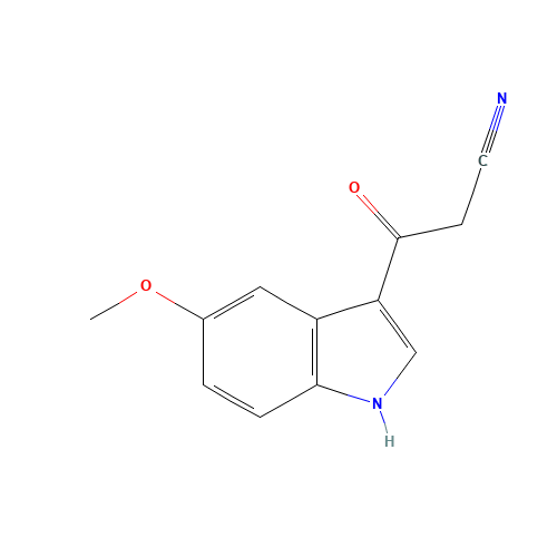 3-Cyanoacetyl-5-methoxyindole (CAS: 821009-89-6) - Related Chemical Product