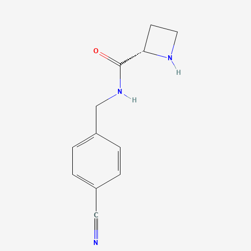 N-(4-Cyanobenzyl)-2-L-azetidinecarboxamide (CAS: 353249-19-1) - Chemical Structure and Molecular Formula 