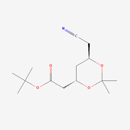 (4S,6R)-6-(Cyanomethyl)-2,2-dimethyl-1,3-dioxane-4-acetic Acid tert-Butyl Ester (CAS: 186508-95-2) - Related Chemical Product