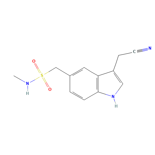 3-(Cyanomethyl)-N-methyl-1H-indole-5-methanesulfonamide (CAS: 88918-76-7) - Related Chemical Product