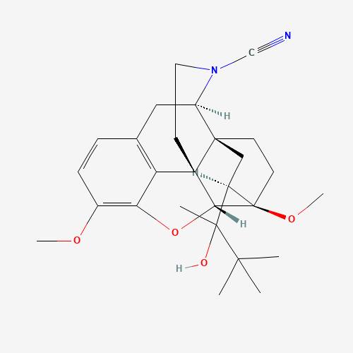N-Cyano-3-O-methyl Norbuprenorphine (CAS: 16614-60-1) - Related Chemical Product