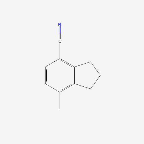 4-Cyano-7-methylindan (CAS: 15085-20-8) - Chemical Structure and Molecular Formula 