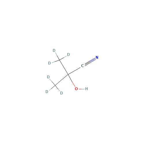 2-Cyano-2-propanol-1,1,1,3,3,3-d6 (CAS: 40662-43-9) - Related Chemical Product