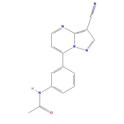N-[3-(3-Cyanopyrazolo[1,5-a]pyrimidin-7-yl)phenyl]acetamide (CAS: 115931-01-6) - Related Chemical Product