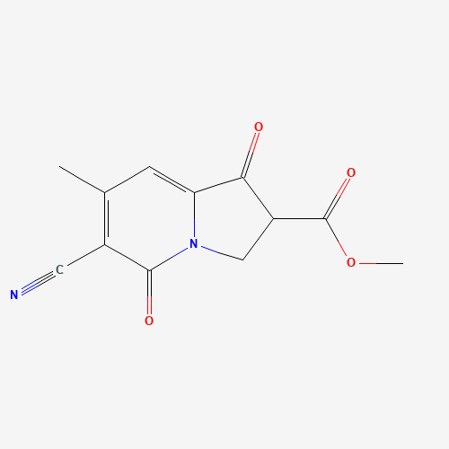6-Cyano-1,2,3,5-tetrahydro-7-methyl-1,5-dioxo-2-Indolizinecarboxylic Acid Methyl Ester (CAS: 66917-18-8) - Related Chemical Product