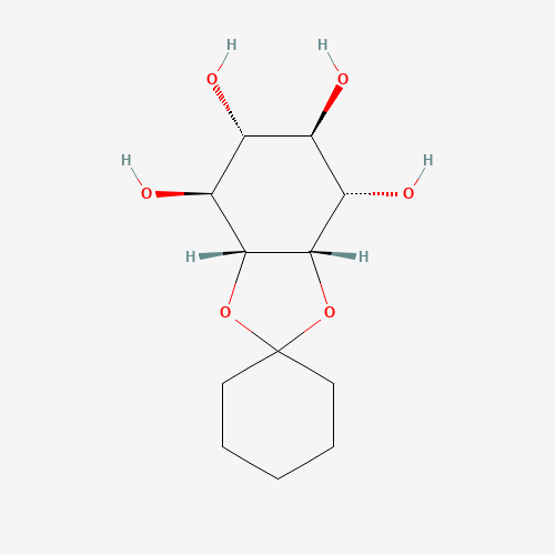 1,2-O-Cyclohexylidene myo-Inositol chemical structure 1,2-O-Cyclohexylidene myo-Inositol (CAS: 6763-47-9) - Chemical Structure and Molecular Formula